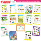 Cardinal Books Preschool Learning Junior KG (LKG) Kit C Set of 16| Ages 4-5 Years| Alphabet| Number| Rhymes and Stories| Phonic| Hindi Varnmala - Distacart