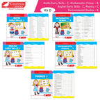 Cardinal Books Preschool Learning Senior KG (UKG) Kit D Set of 16| Cursive Alphabet| Number|Rhymes and Stories| Phonic|Ages 5-6 Years + - Distacart