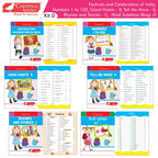 Cardinal Books Preschool Learning Senior KG (UKG) Kit D Set of 16| Cursive Alphabet| Number|Rhymes and Stories| Phonic|Ages 5-6 Years + - Distacart