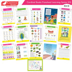 Cardinal Books Preschool Learning Senior KG (UKG) Kit D Set of 16| Cursive Alphabet| Number|Rhymes and Stories| Phonic|Ages 5-6 Years + - Distacart