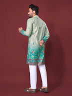 Anaita Light Green Multi Colour Kurta
