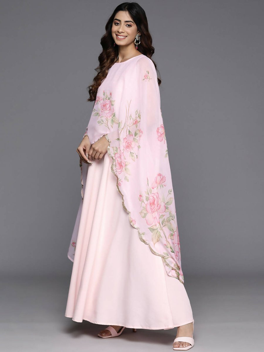 Ahalyaa Women's Traditional wear Dress - Pink - Distacart