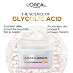 L'Oreal Paris Glycolic Bright Day Cream With SPF 17 - Distacart