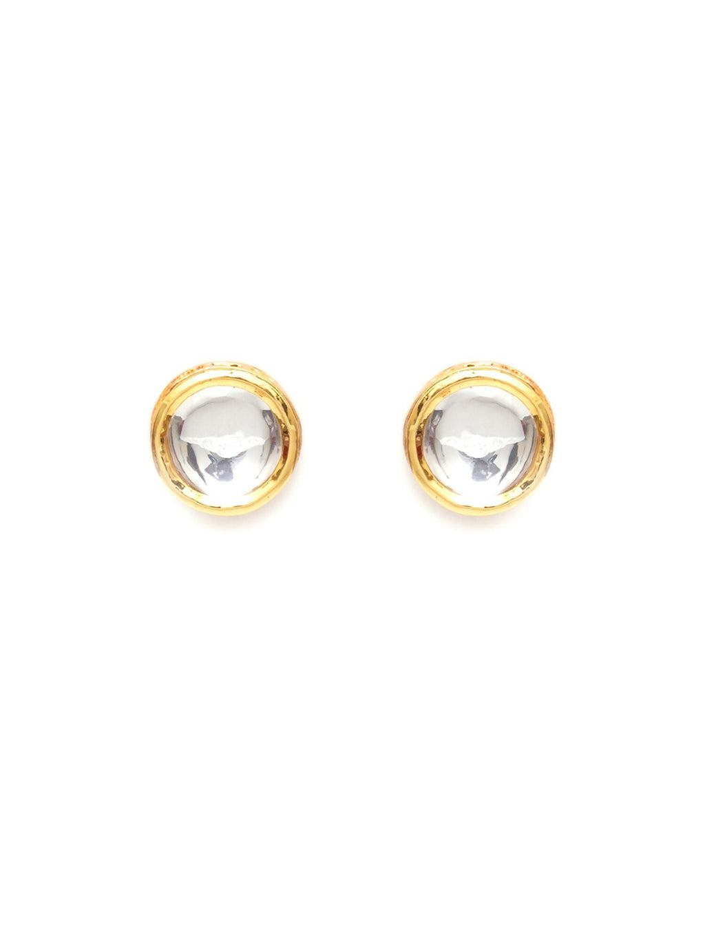 Kundan Studs (Gold) - Ruby Raang - Distacart