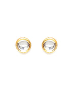 Kundan Studs (Gold) - Ruby Raang - Distacart