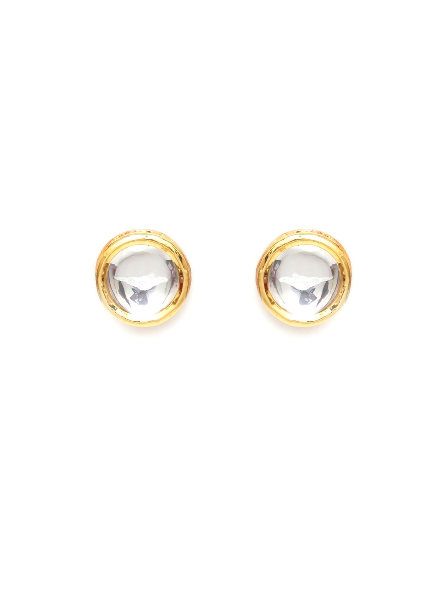 Kundan Studs (Gold) - Ruby Raang - Distacart