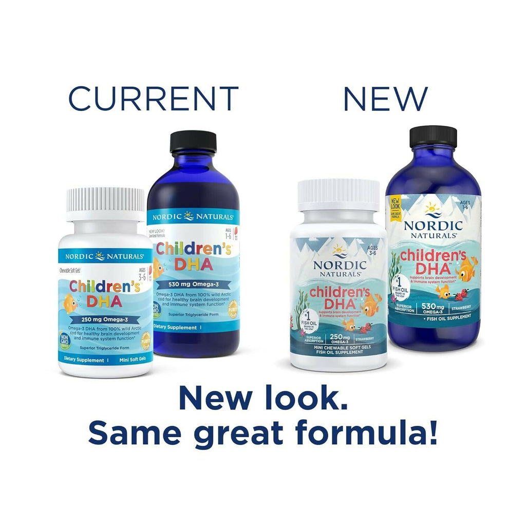 Nordic Naturals Children’s DHA For Omega 3 Fish Oil - Strawberry Flavour - Distacart