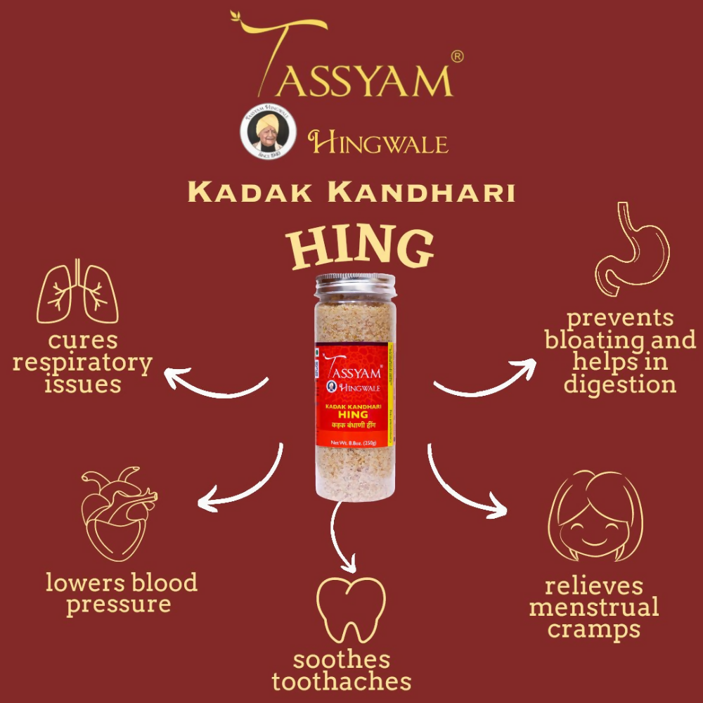 Tassyam Organics Kadak Kandhari Hing - Distacart