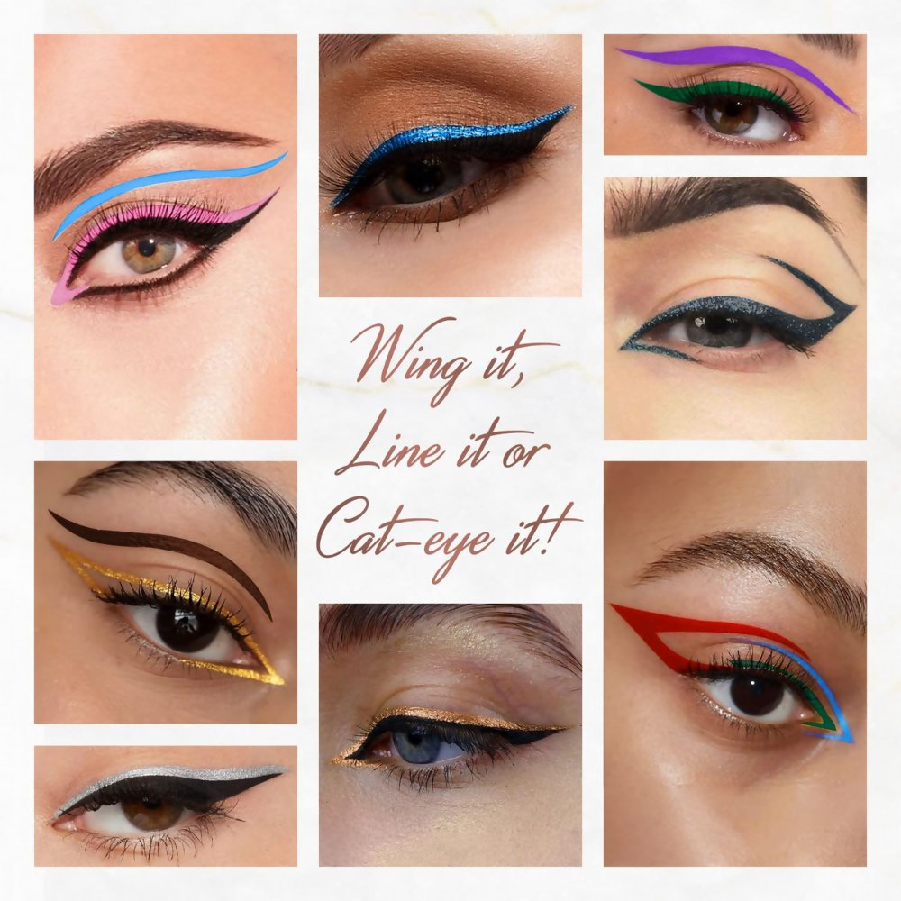 Just Herbs Eyeliner Waterproof and Smudge Proof, Long Lasting Eyeliners - Nutty Brown - Distacart