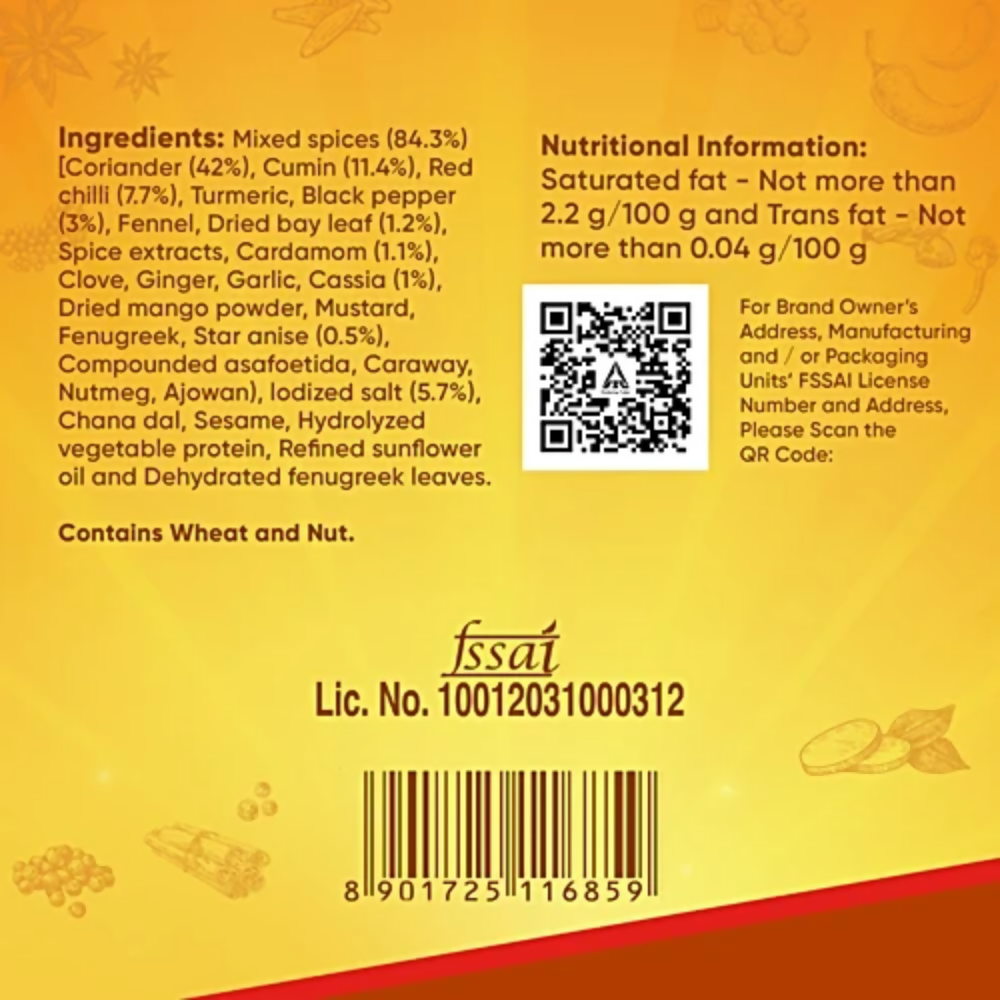 Aashirvaad Kitchen King Masala - Distacart
