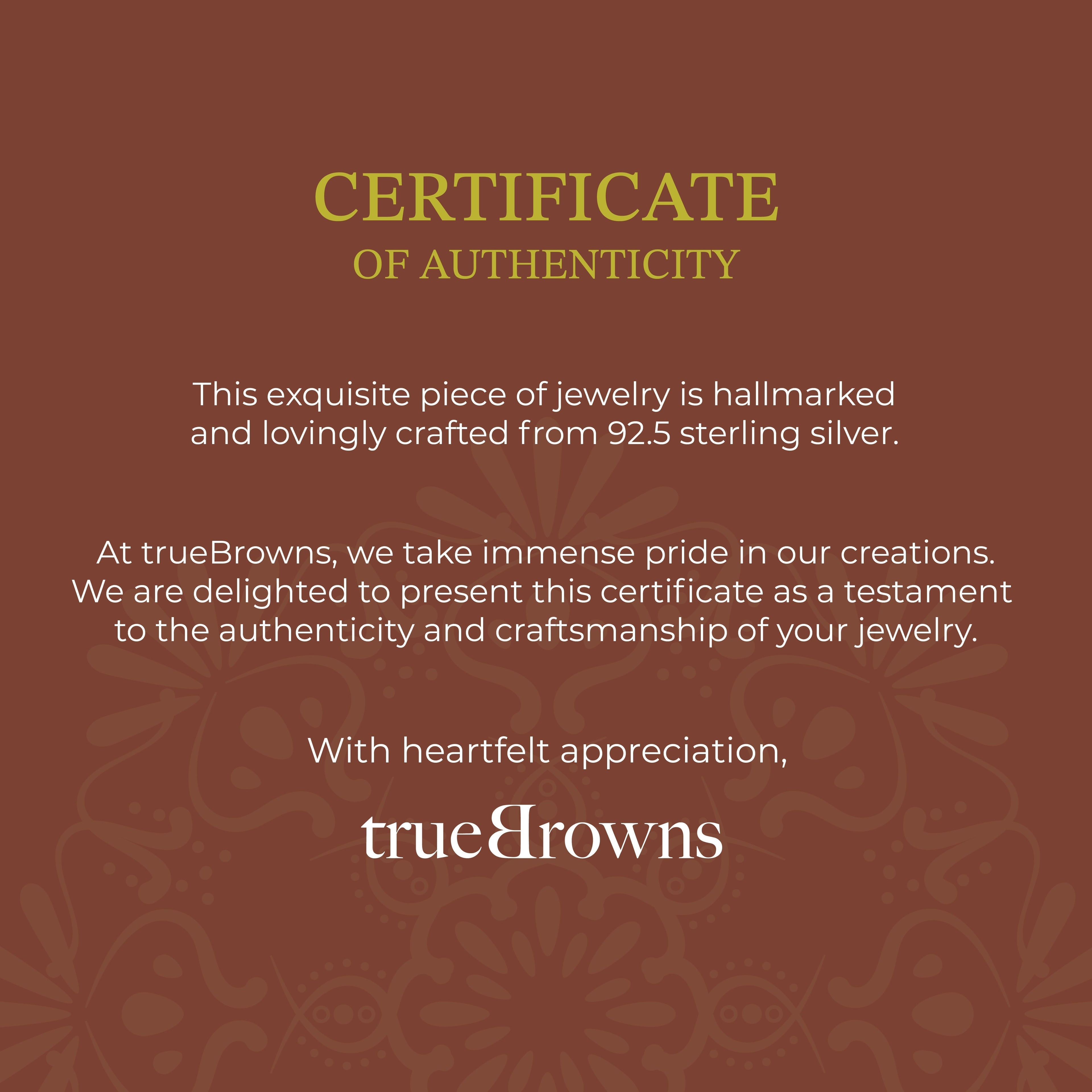 trueBrowns X Voylla Sterling Silver Trishul Rakhi - Distacart