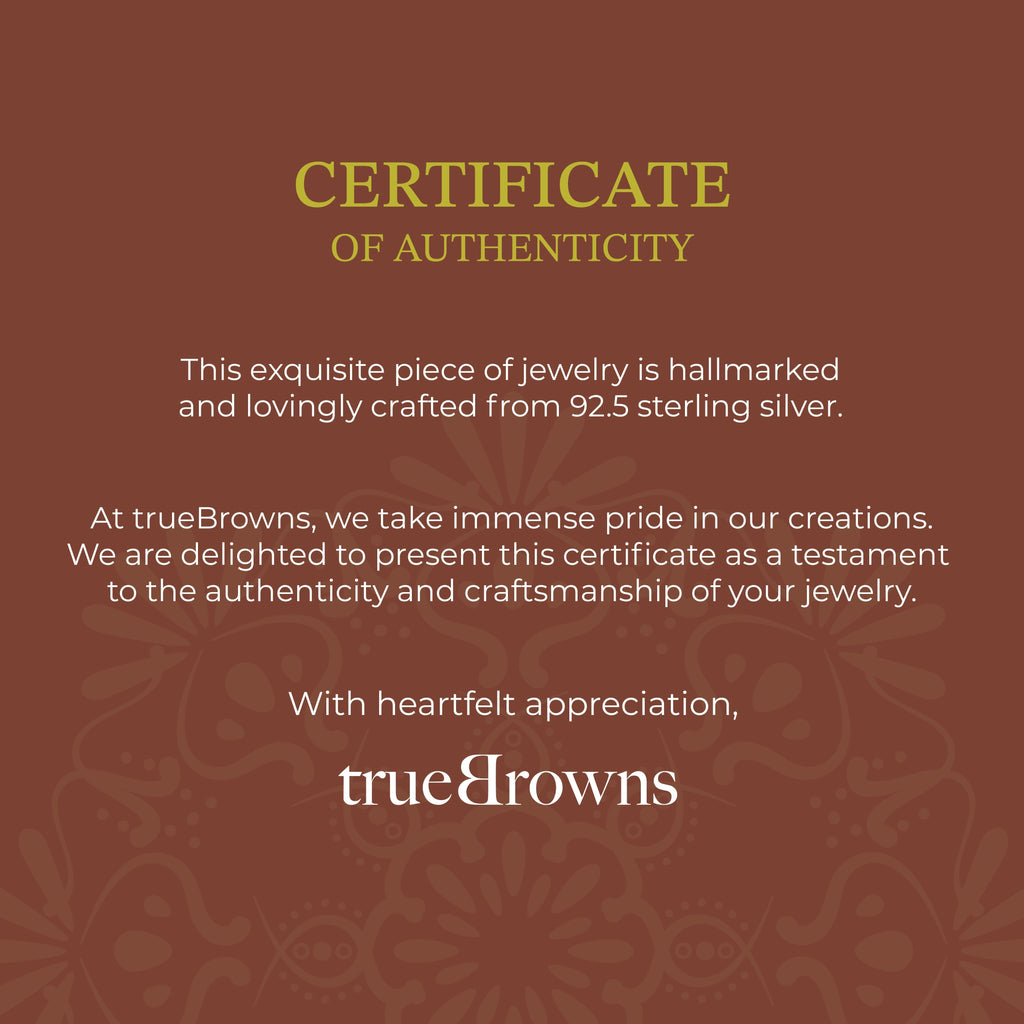 trueBrowns 925 Sterling Silver Precious Rockstar Thread Rakhi - Distacart