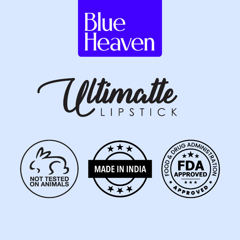 Blue Heaven Ultimatte NonTransfer Long Lasting Lipstick - 04 Red