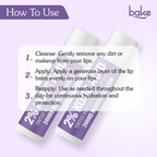 Bake 2% Kojic Acid Tinted Butter Brightening Lip Balm - Distacart