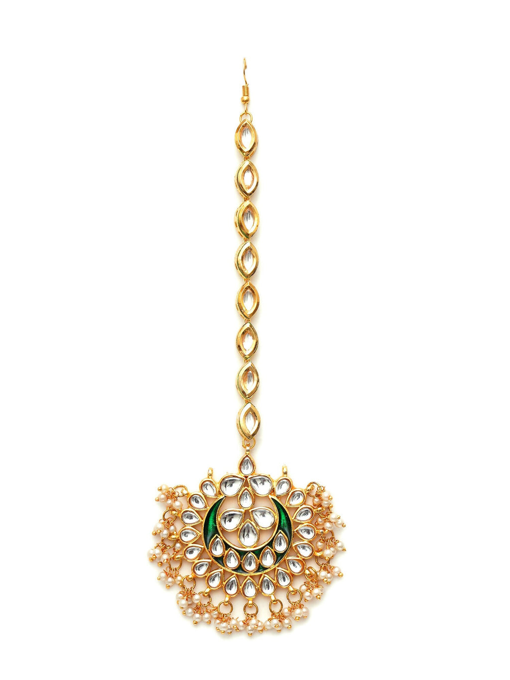 Kundan Maang Tikka (Gold) - Ruby Raang - Distacart
