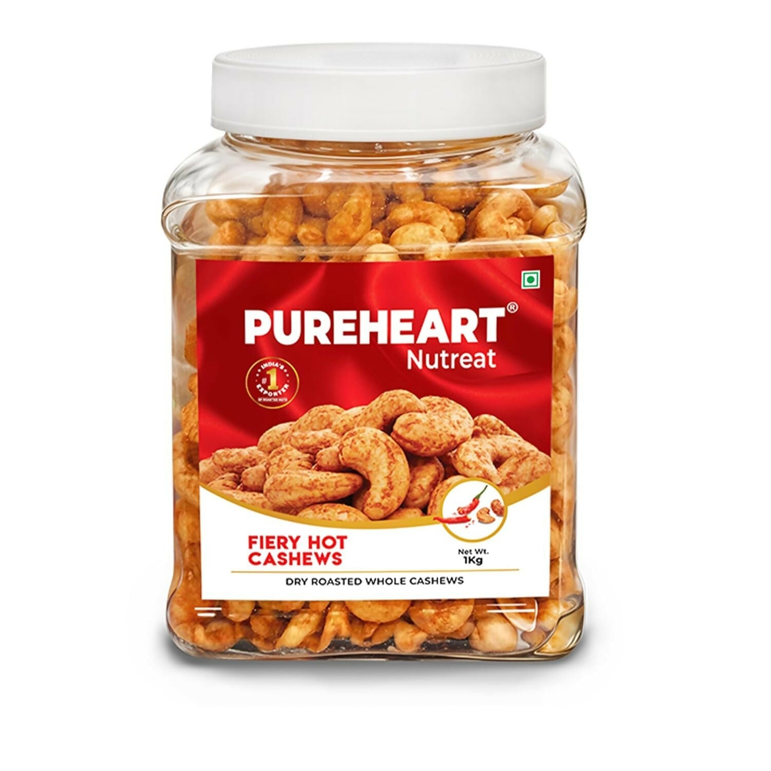 Pureheart Nutreat Fiery Hot Cashews - Distacart
