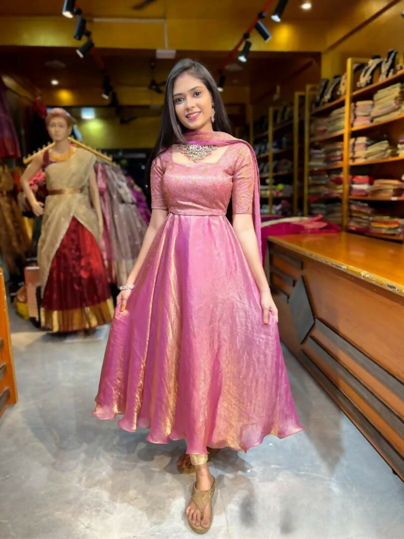 Teeya Creation Pink Color Fendy Satin Heavy Embroidery Work Wedding Wear Stitched Lehenga Choli - Distacart