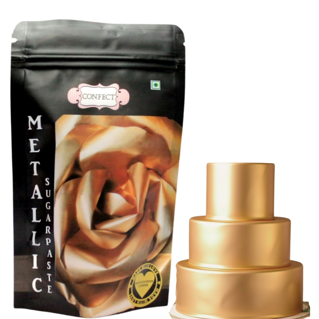 confect champagne gold sugar paste br b 900 gms b