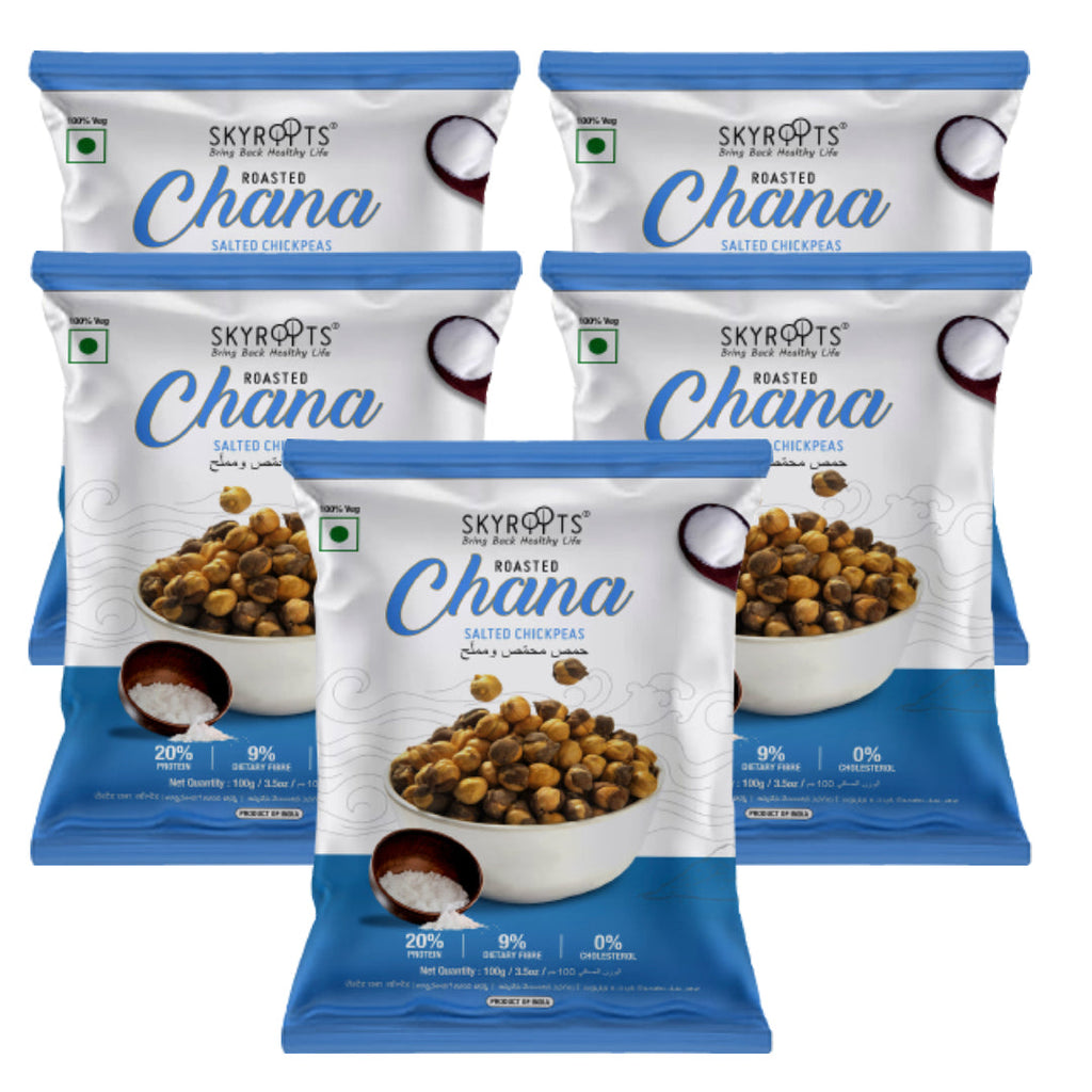 Skyroots Roasted Chana Salted Chickpeas - Distacart