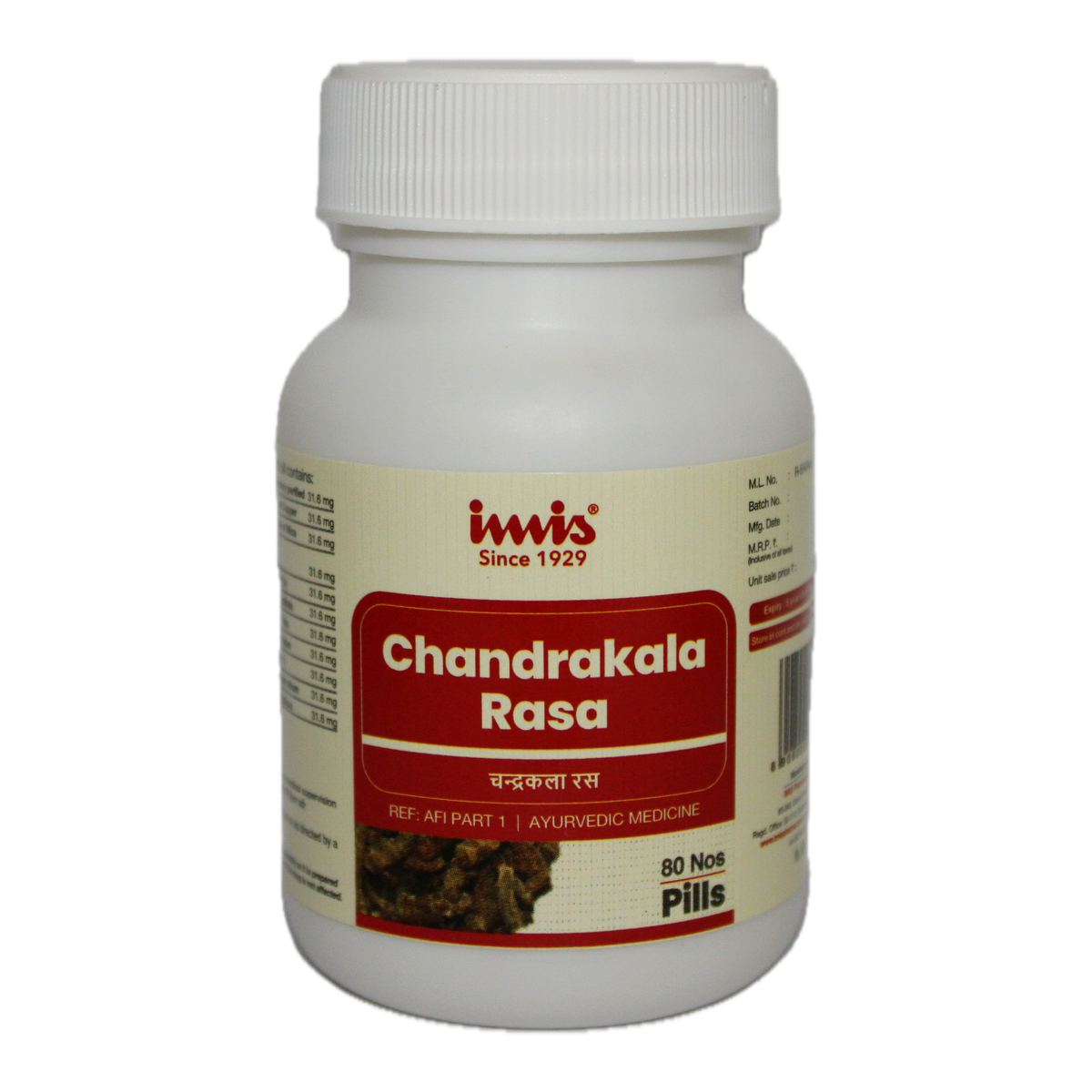 IMIS Ayurveda Chandrakala Rasa - Distacart