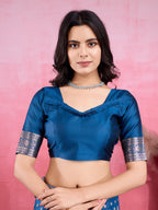 Vedant Vastram Banarasi Silk Fashion Saree - Rama