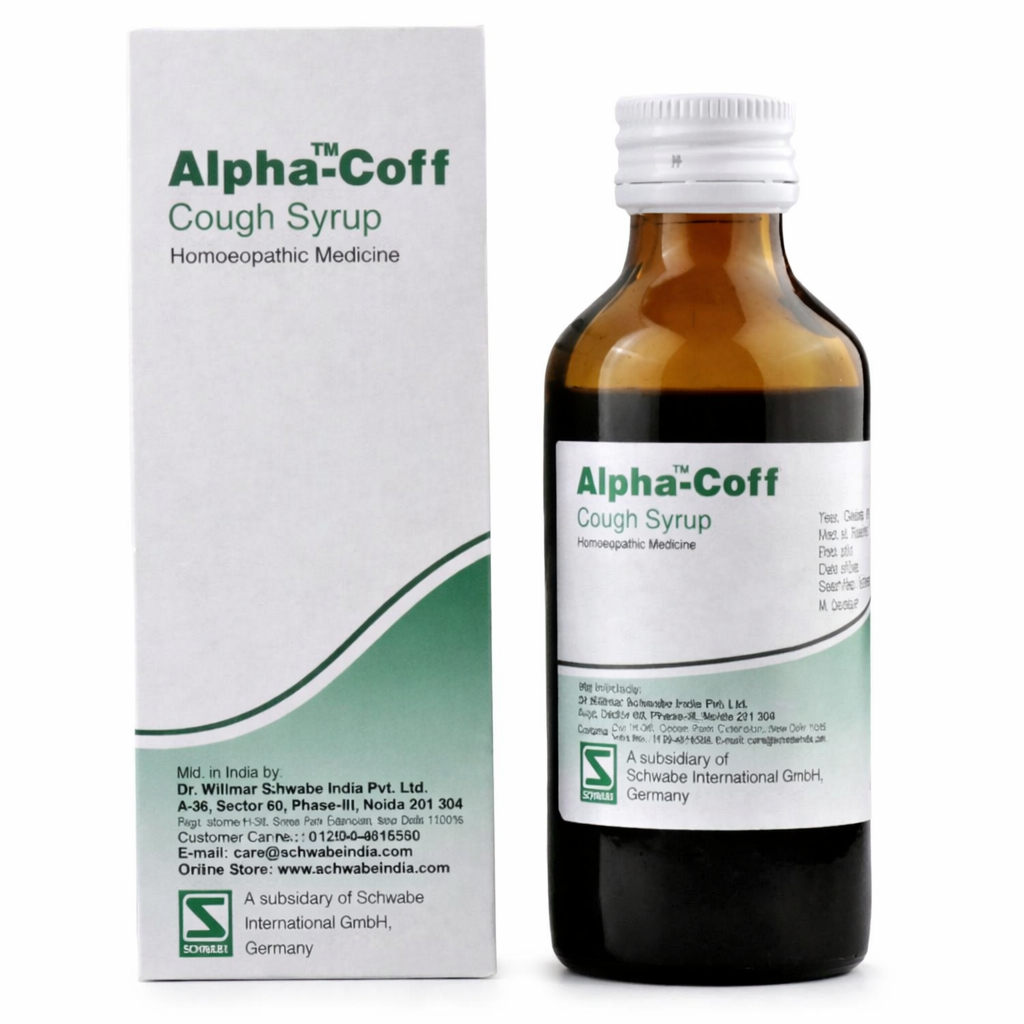 Dr. Willmar Schwabe India Alpha-Coff Cough Syrup - Distacart
