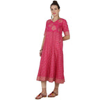   Foil Printed Kurta With Doori Tassels