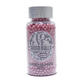 confect cherry blossom pink disco balls sprinkles 4 mm 120 gms