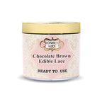confect chocolate brown edible lace100 gms