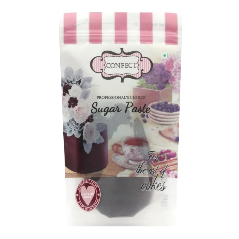 confect chocolate brown nutritional sugarpaste 1 kg