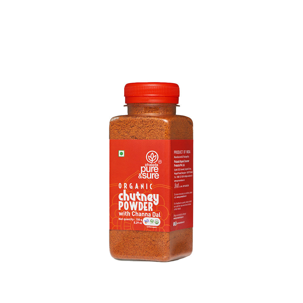 Pure & Sure Organic Chutney Powder - Channa dal - Distacart
