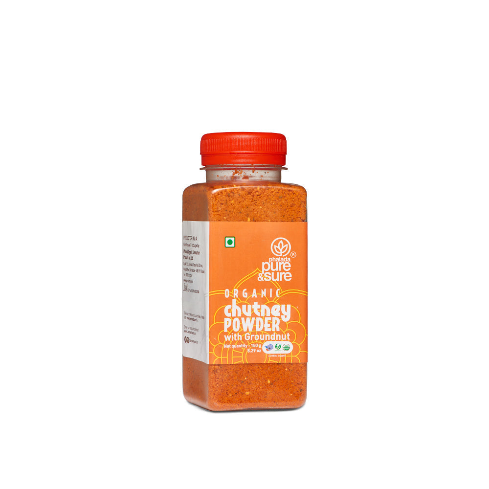 Pure & Sure Organic Chutney Powder - Groundnut - Distacart