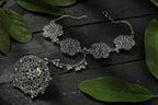 Mominos Fashion Oxidised Silver Plated Trendy Bracelet - Distacart