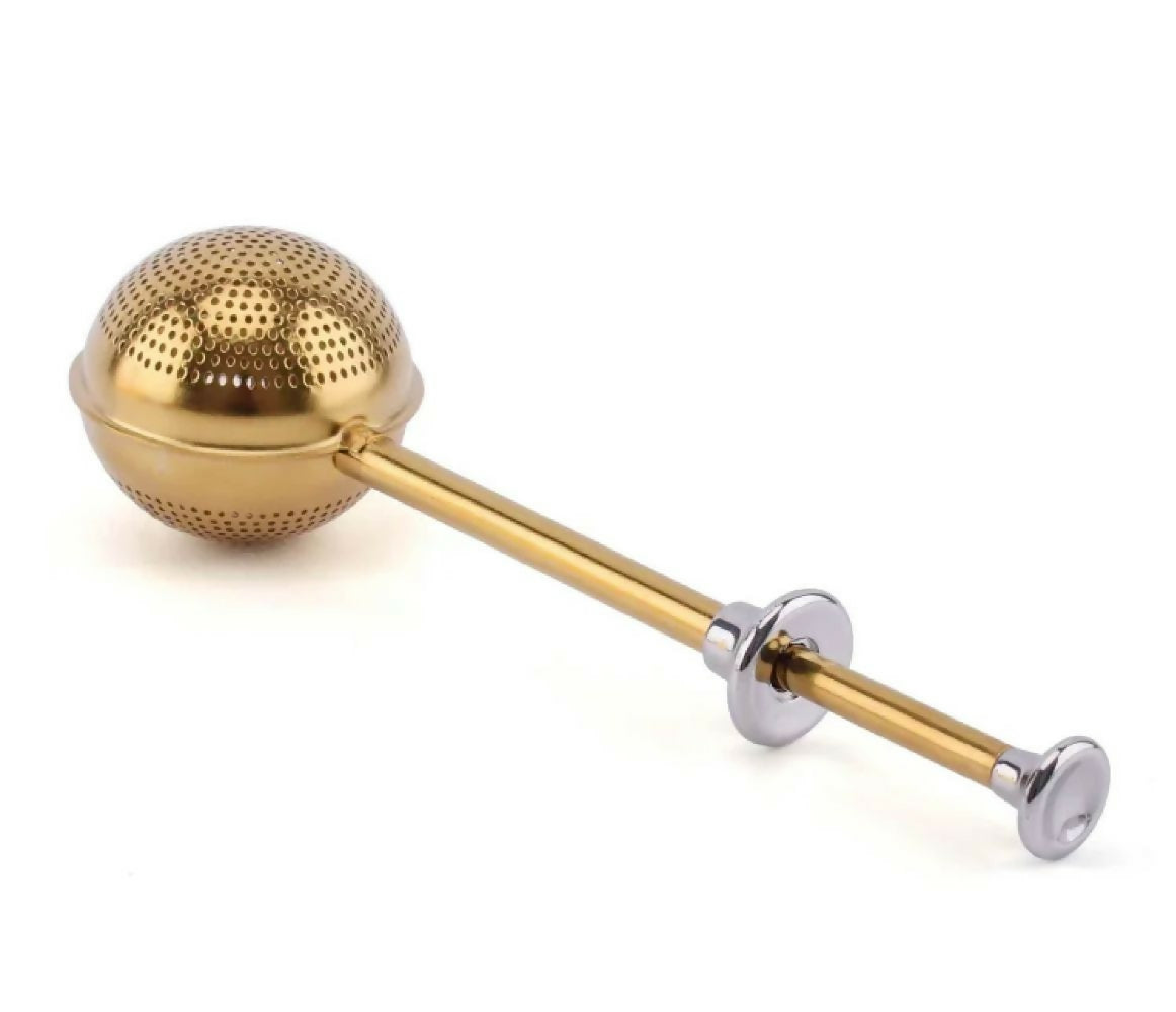 Shuddh Natural Royal Brass Strainer - Loose Leaf Tea