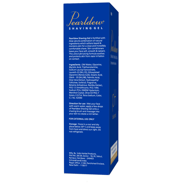 Pearldew PH Balanced Shaving Gel