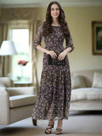 Souchii Printed Maxi Dress