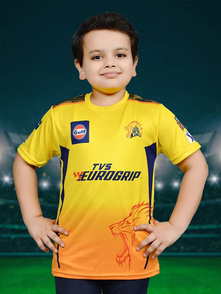 Baesd Boys Round Neck IPL Cricket Jersey T20 T-shirt