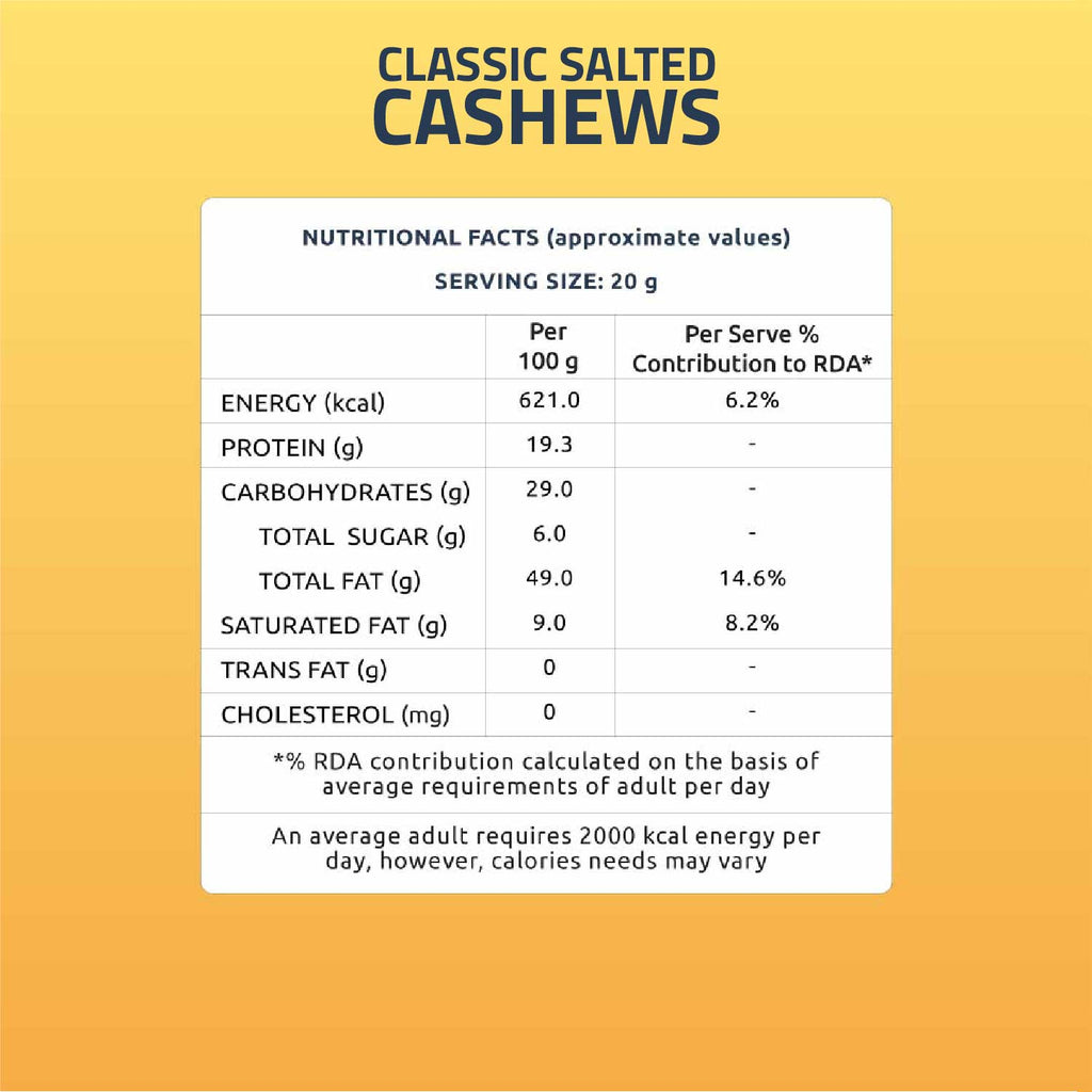blackpeppercashews160gclassicsaltedcashews160g