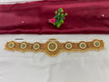 Elite Trading Classical Temple Jewellery Belt – Bharatanatyam Waist Accessory for Women & Girls