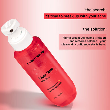 Baked Beauty Clear Slate Skin Juice - Anti Acne Toner