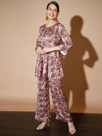 Myshka Women Multi Printed Co-Ords - Distacart