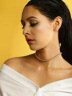 Tennis Diamond Neckpiece- Ruby Raang