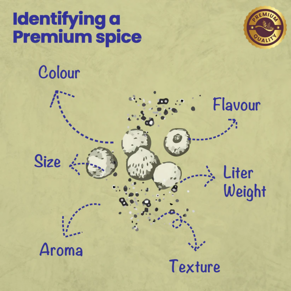 Crista Spices White Pepper Powder