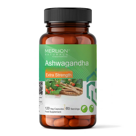 Merlion Naturals Ashwagandha Extra Strength Capslues