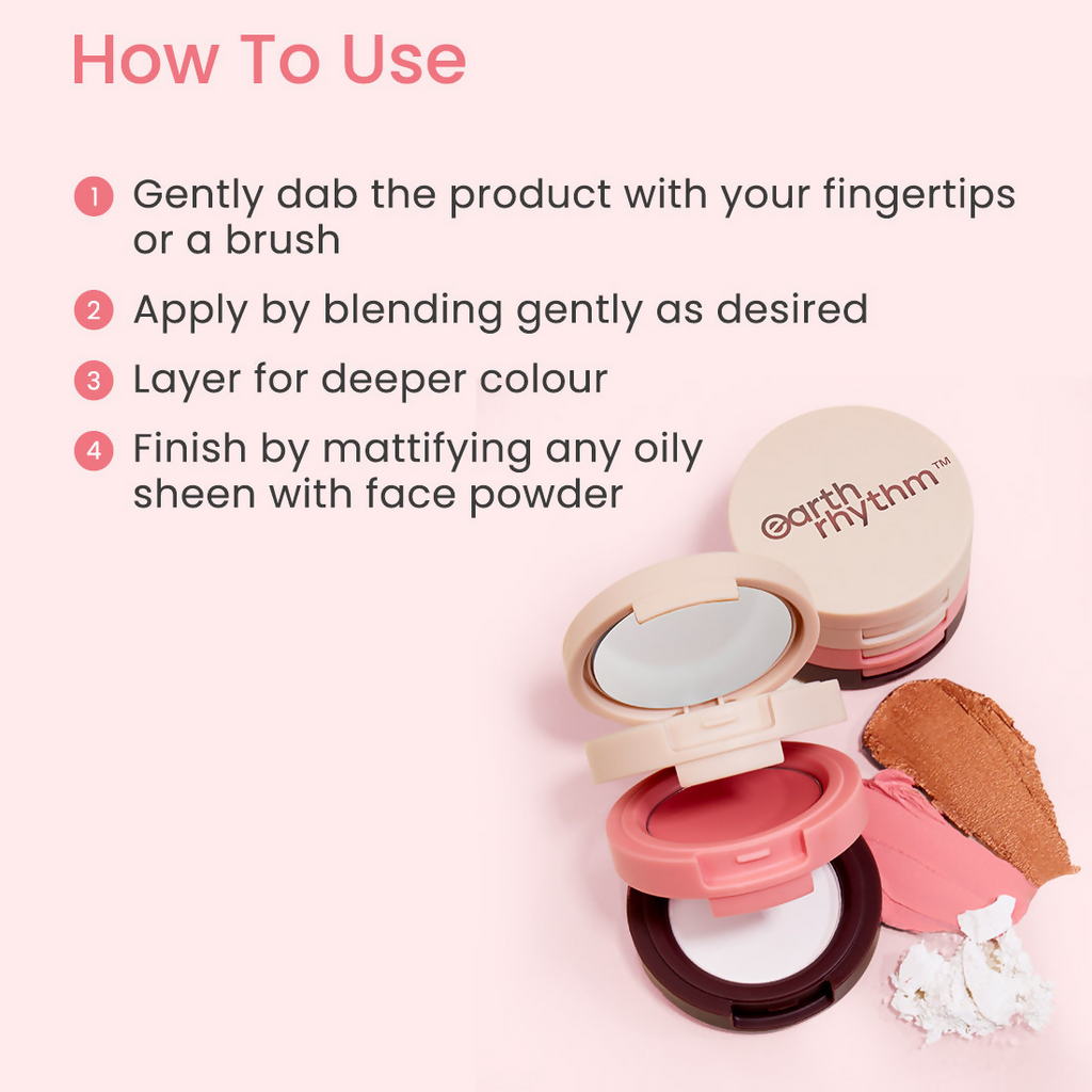 Earth Rhythm Dab Set 3-In-1 Face Palette - Bourbon