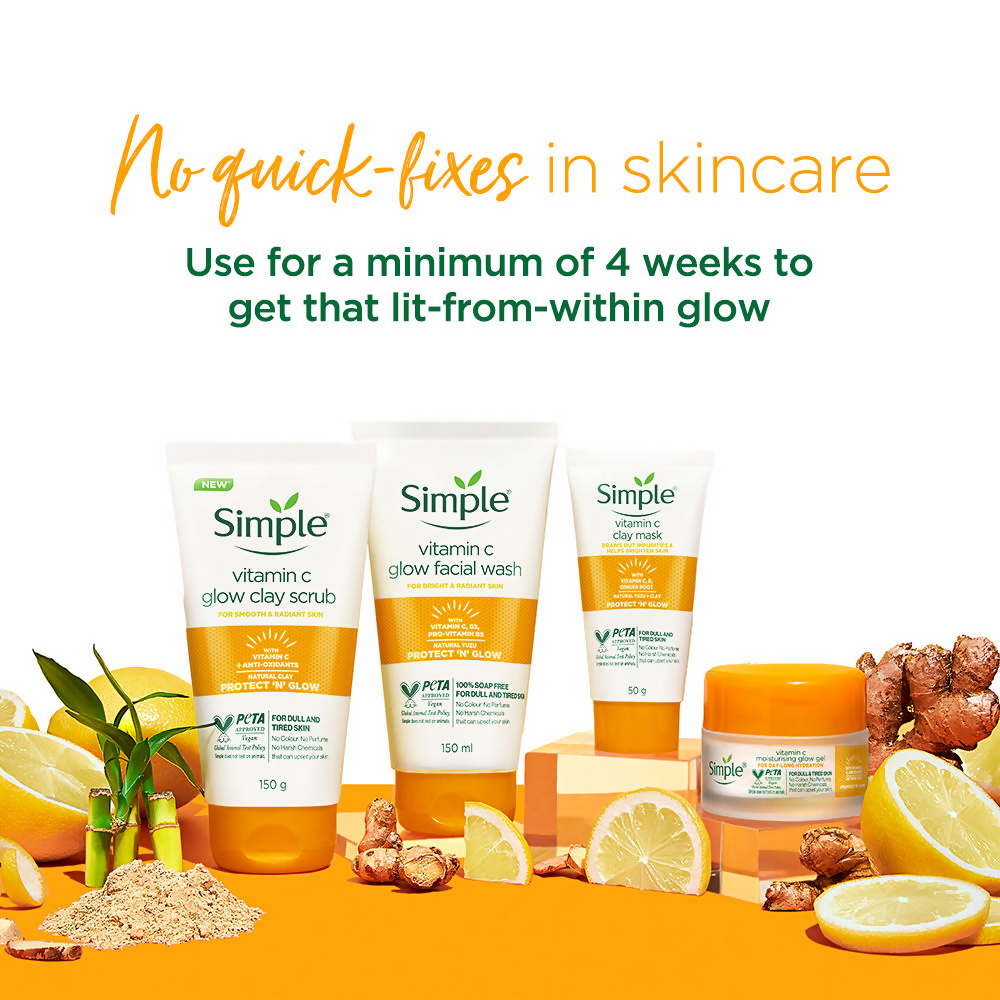 Simple Protect N Glow Vitamin C Brighten Clay Mask - Distacart
