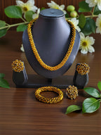 Inhanns Rangshine 4-In-1 Crystal Glam Set - Handmade - Golden
