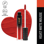 Lakme Xtraordin-Airy Velvet Matte Lip Mousse - New Flame Red