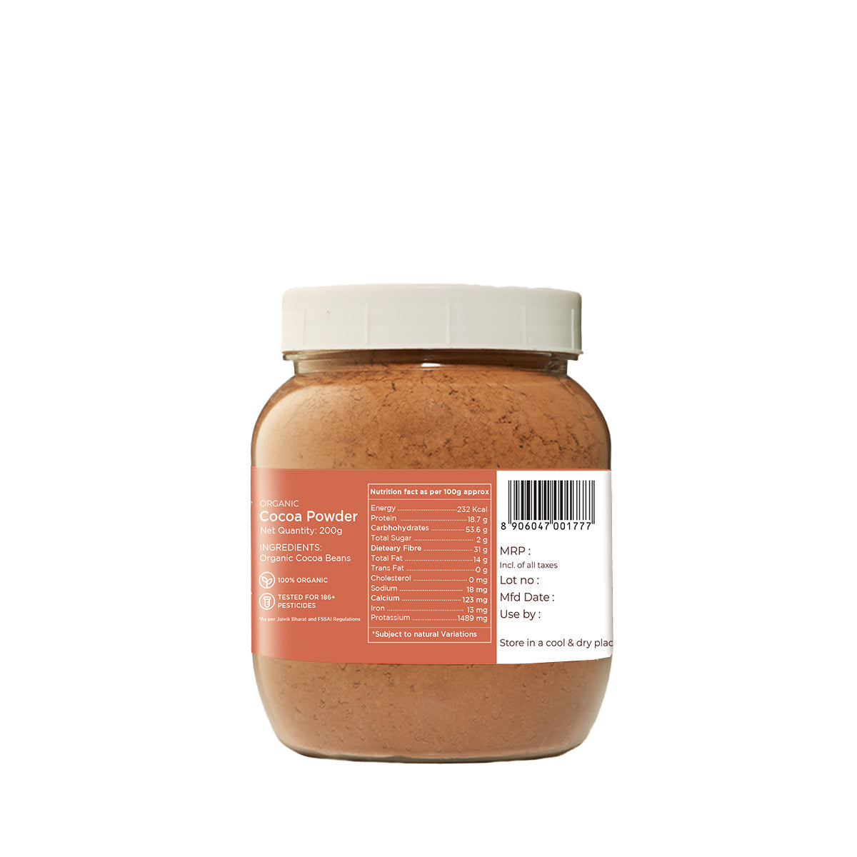 Pure & Sure Organic Cocoa Powder - Distacart