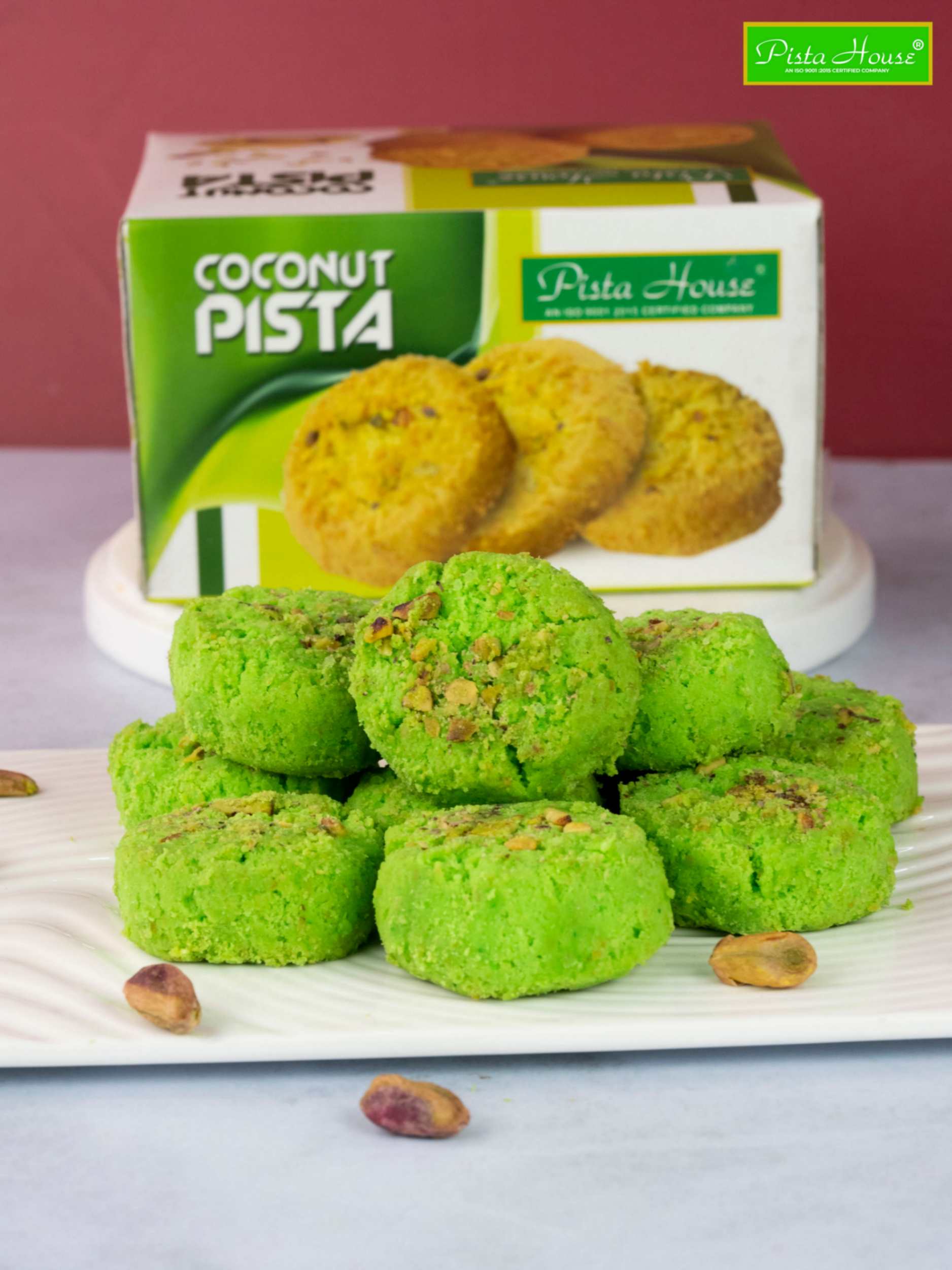 Pista House Coconut Pista Biscuits - Distacart